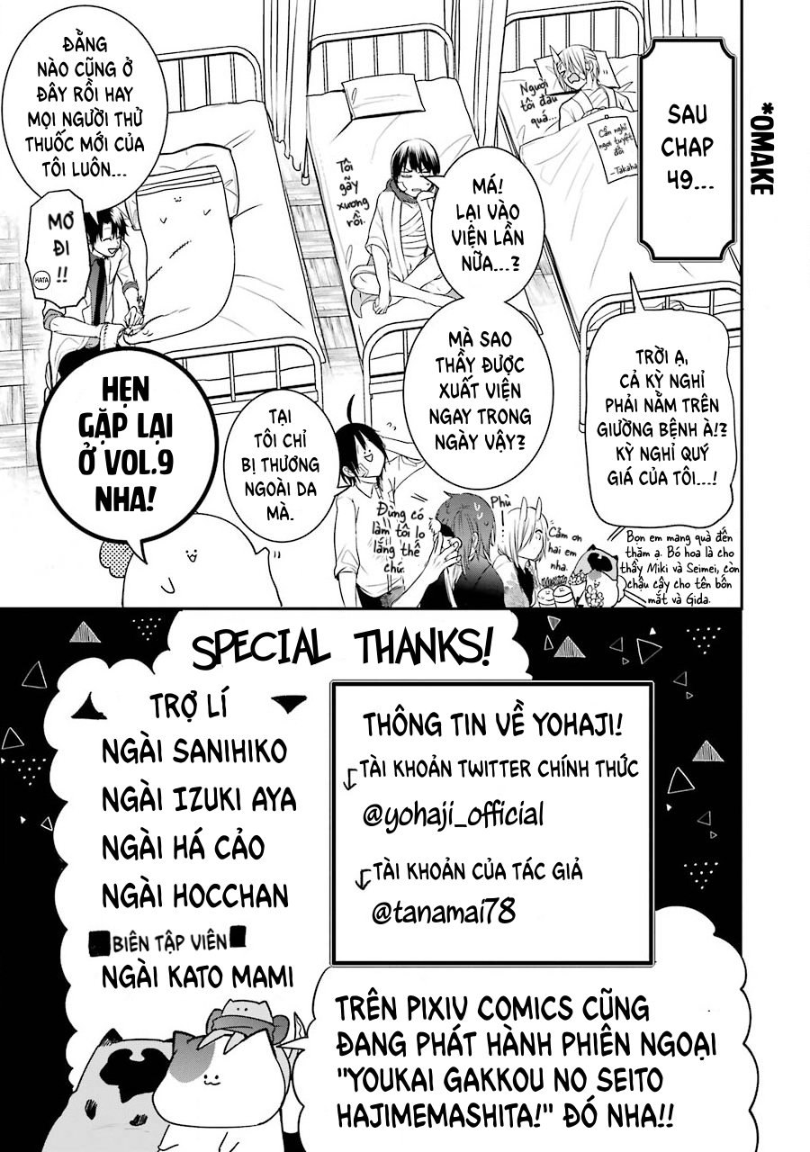 Youkai Gakkou no Sensei Hajimemashita! Chap 52 - Next Chap 53