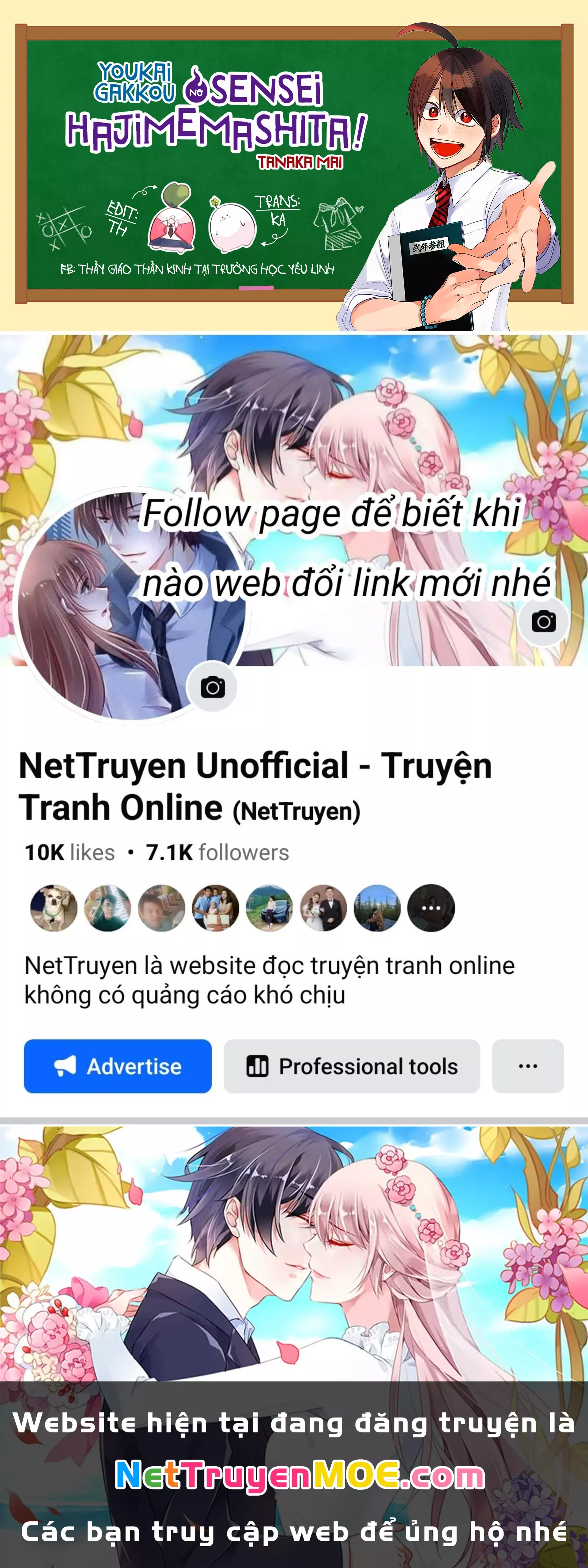 Youkai Gakkou no Sensei Hajimemashita! Chap 60 - Next Chap 61