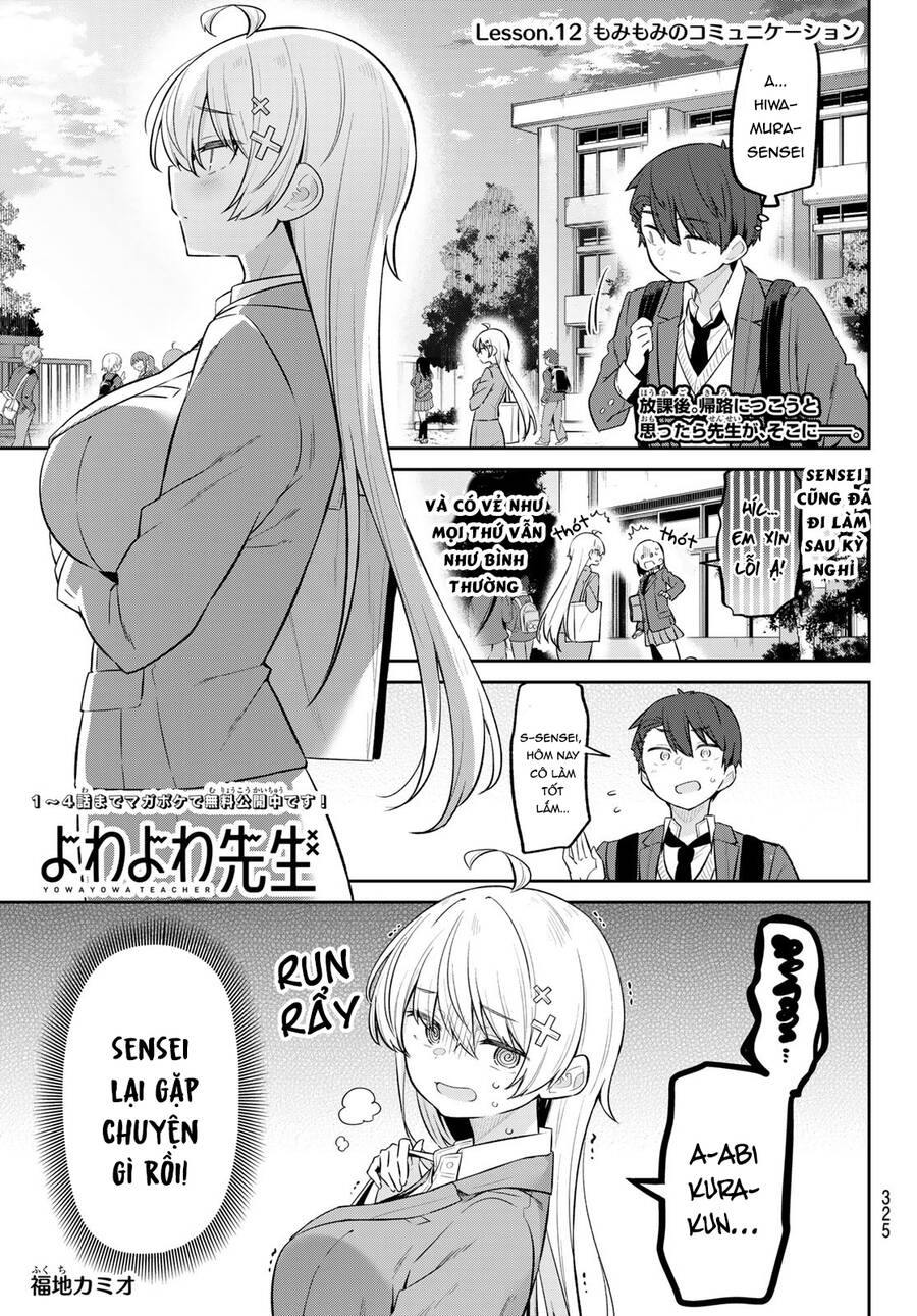 Yowayowa-Sensei Chap 12 - Next Chap 13