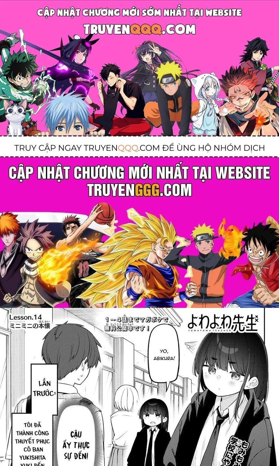 Yowayowa-Sensei Chap 14 - Next Chap 15