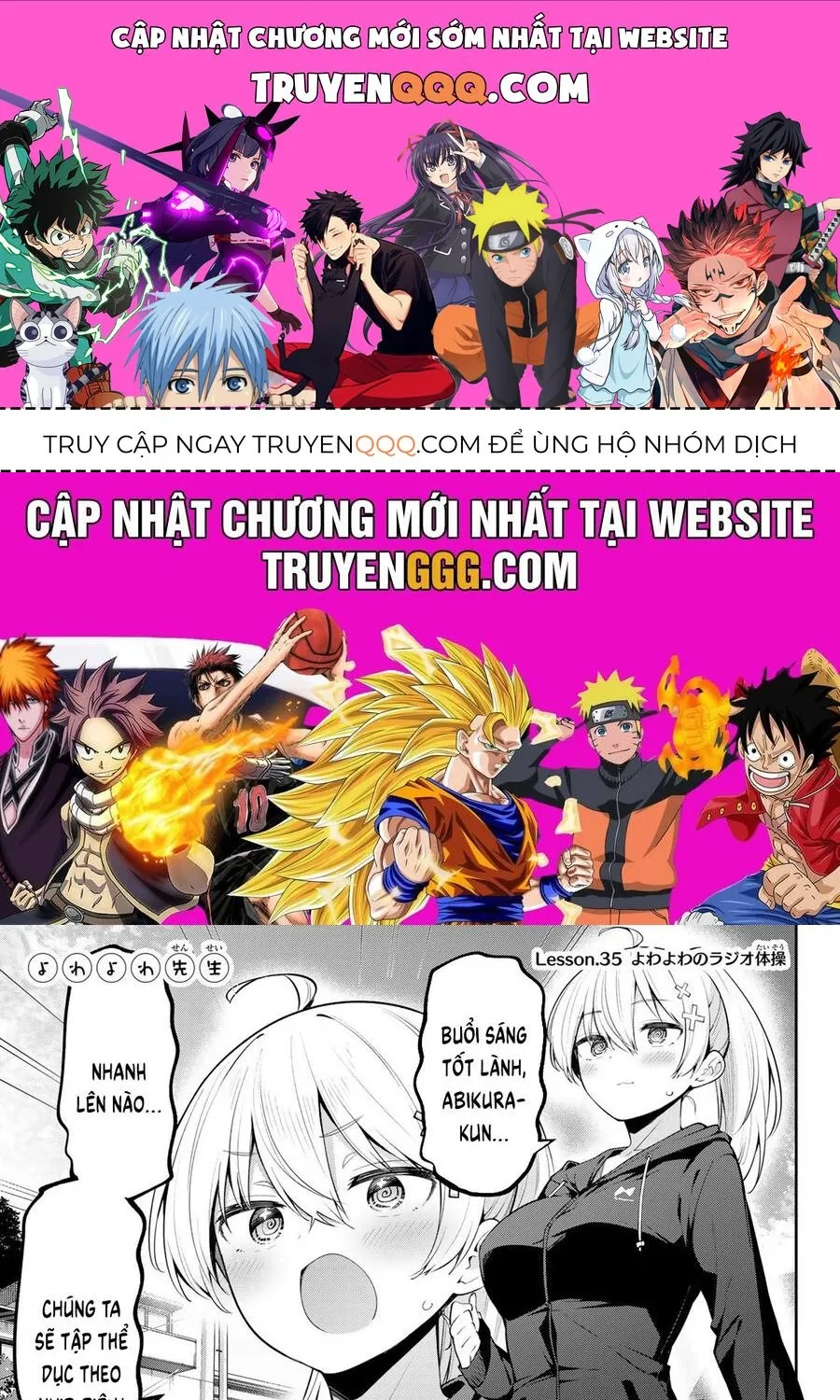 Yowayowa-Sensei Chap 35 - Next Chap 36