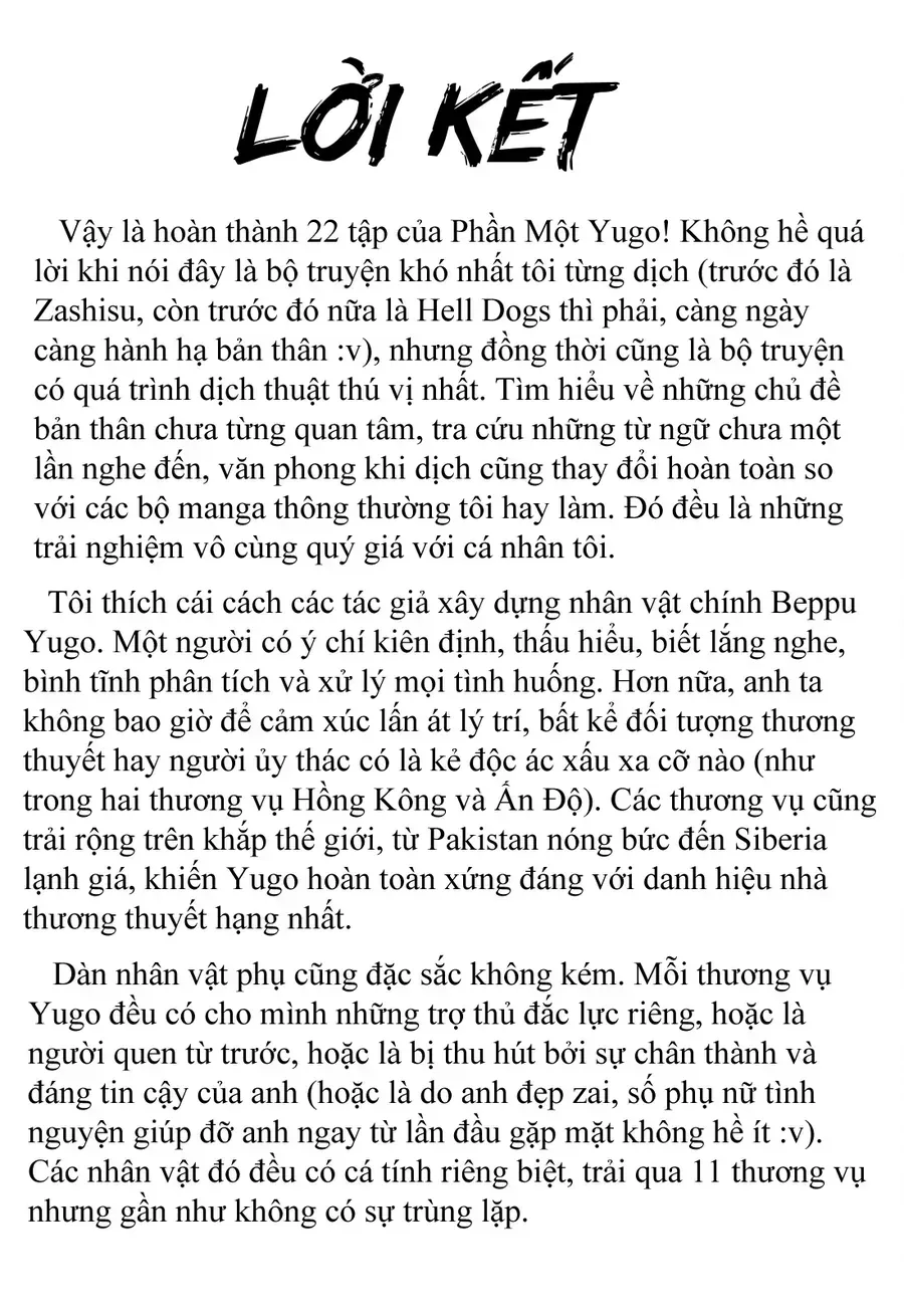Yugo - Kẻ Thương Thuyết Chap 110 - Next Chap 111