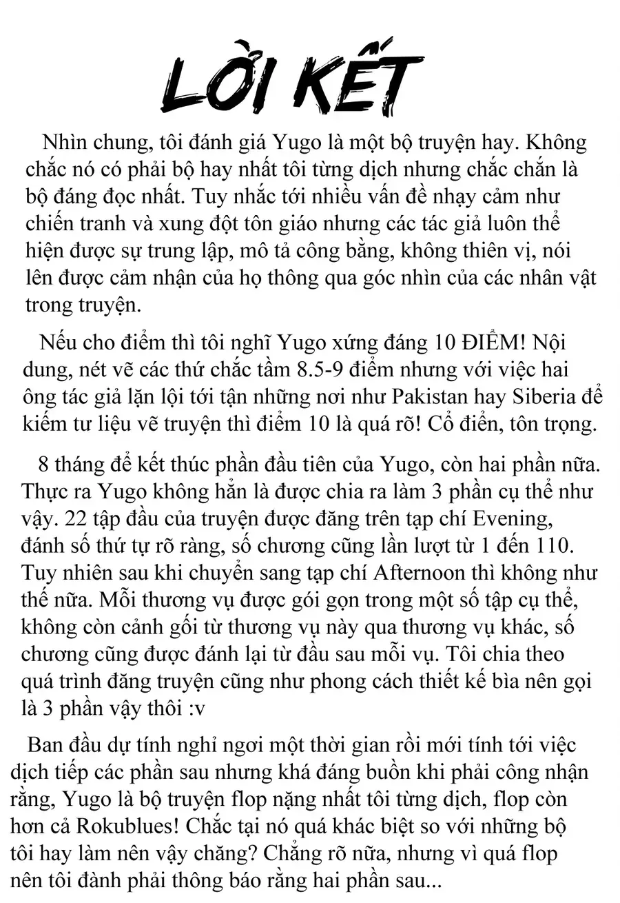 Yugo - Kẻ Thương Thuyết Chap 110 - Next Chap 111