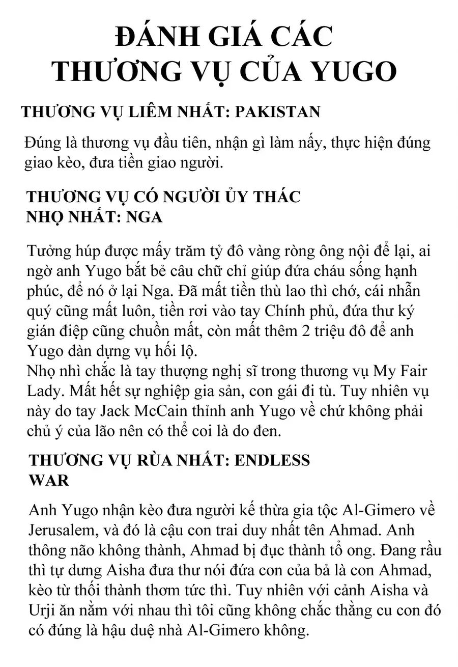 Yugo - Kẻ Thương Thuyết Chap 110 - Next Chap 111