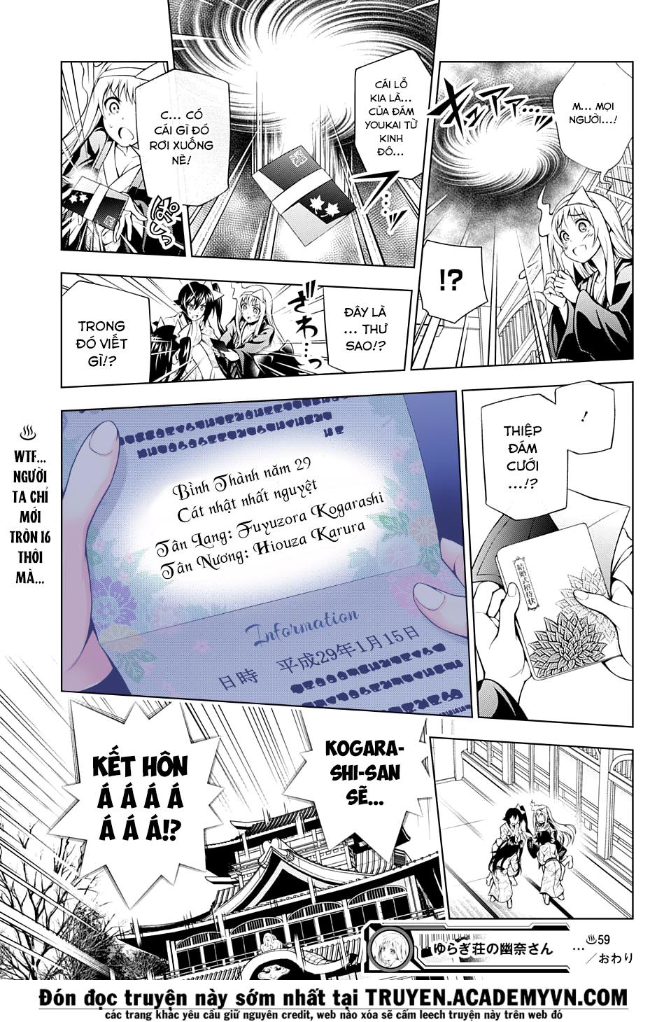 Yuragi-Sou No Yuuna-San Chap 59 - Next Chap 60