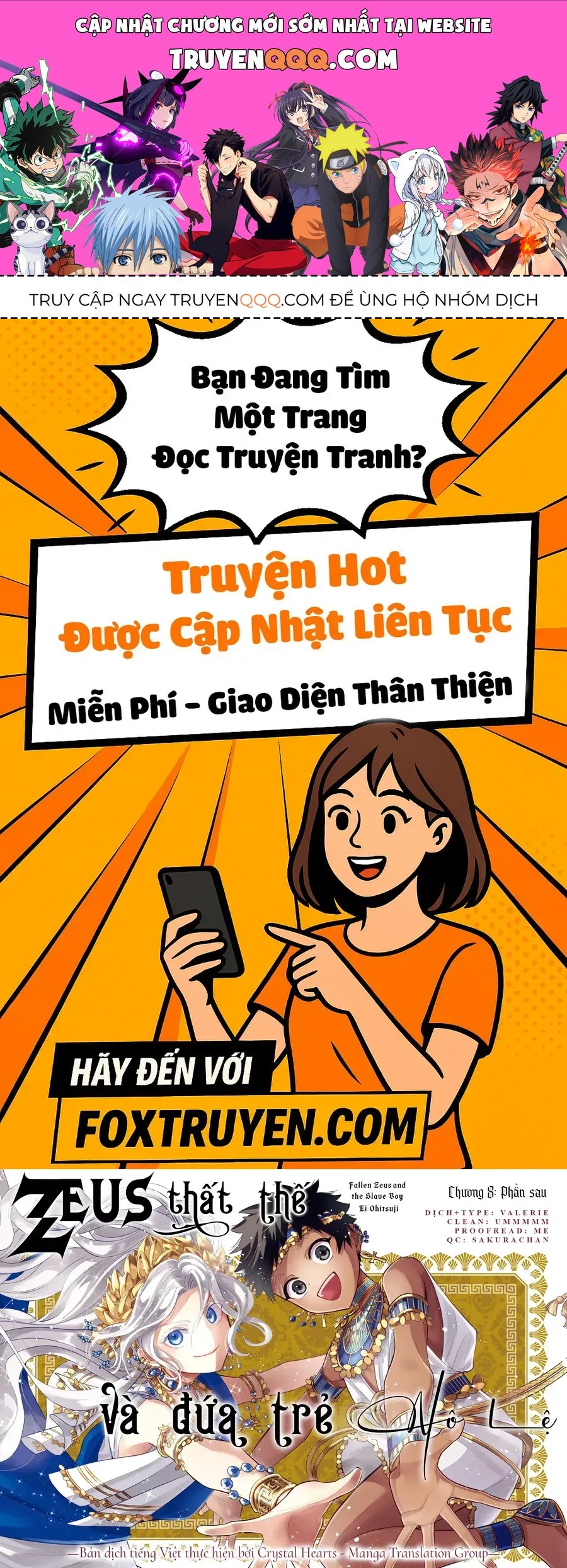 Zeus Thất Thế Và Đứa Trẻ Nô Lệ (Ochibure Zeus To Dourei No Ko) Chap 8.2 - Next Chap 9.2